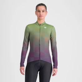 SPORTFUL Tricou de cilism pentru iarnă cu mânecă lungă - ROCKET THERMAL - verde