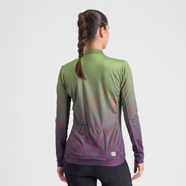 SPORTFUL Tricou de cilism pentru iarnă cu mânecă lungă - ROCKET THERMAL - verde