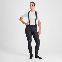 SPORTFUL Pantaloni de ciclism lungi cu bretele - BODYFIT PRO - negru