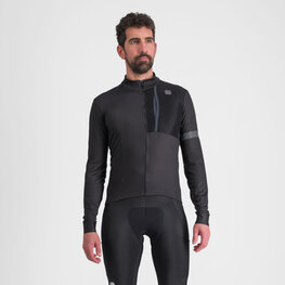 SPORTFUL Tricou de cilism pentru iarnă cu mânecă lungă - SUPERGIARA THERMAL - negru