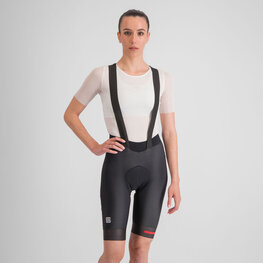 SPORTFUL Pantaloni scurți de ciclism cu bretele - FIANDRE - negru