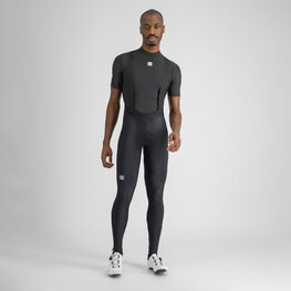 SPORTFUL Pantaloni de ciclism lungi cu bretele - FIANDRE - negru