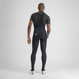 SPORTFUL Pantaloni de ciclism lungi cu bretele - FIANDRE - negru