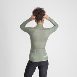 SPORTFUL Tricou de cilism pentru iarnă cu mânecă lungă - SRK THERMAL W - verde