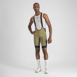 SPORTFUL Pantaloni scurți de ciclism cu bretele - SUPERGIARA 2 - verde