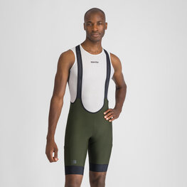 SPORTFUL Pantaloni scurți de ciclism cu bretele - GIARA 2 - verde