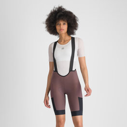 SPORTFUL Pantaloni scurți de ciclism cu bretele - SUPERGIARA 2 W - mov