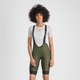 SPORTFUL Pantaloni scurți de ciclism cu bretele - GIARA 2 W - verde