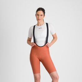 SPORTFUL Pantaloni scurți de ciclism cu bretele - PULSE - portocaliu