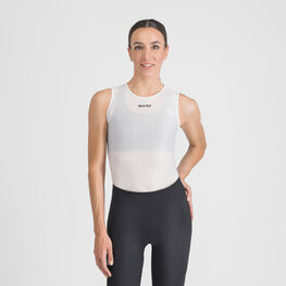 SPORTFUL Tricou de ciclism fără mâneci - PRO BASELAYER W - alb