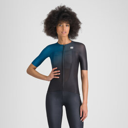 SPORTFUL Tricou de ciclism cu mânecă scurtă - LIGHT W - albastru/negru