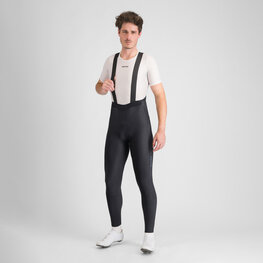 SPORTFUL Pantaloni de ciclism lungi cu bretele - SUPERNOVA - negru