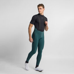 SPORTFUL Pantaloni de ciclism lungi cu bretele - SUPERNOVA - verde