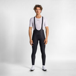 SPORTFUL Pantaloni de ciclism lungi cu bretele - PULSE - negru