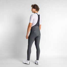 SPORTFUL Pantaloni de ciclism lungi cu bretele - PULSE - gri
