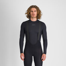 SPORTFUL Tricou de ciclism cu mânecă lungă - MERINO LAYER - negru