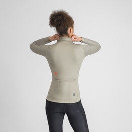 SPORTFUL Tricou de cilism pentru iarnă cu mânecă lungă - CLASSIC THERMAL - verde deschis