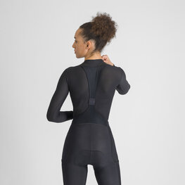 SPORTFUL Tricou de ciclism cu mânecă lungă - WINTER LAYER W - negru