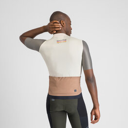 SPORTFUL Tricou de ciclism cu mânecă scurtă - SUPERGIARA 2 - fildeş/gri