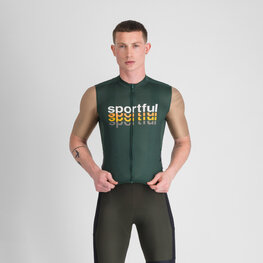 SPORTFUL Tricou de ciclism cu mânecă scurtă - SUPERGIARA 2 - verde/auriu