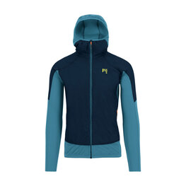 KARPOS Jachetă rezistentă la vânt de ciclism - LAVAREDO - albastru/albastru deschis