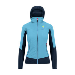 KARPOS Jachetă rezistentă la vânt de ciclism - LAVAREDO W - albastru deschis/albastru