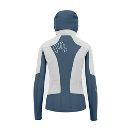 KARPOS Jachetă rezistentă la vânt de ciclism - LAVAREDO W - alb/albastru
