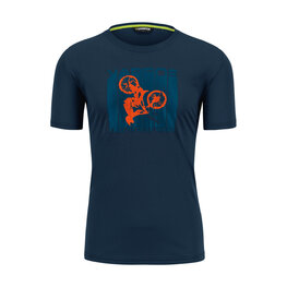 KARPOS Tricou de ciclism cu mânecă scurtă - VAL FEDERIA - albastru