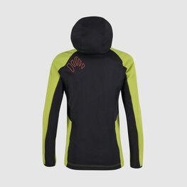 KARPOS Jachetă rezistentă la vânt de ciclism - LAVAREDO WINTER KIDS - verde/negru