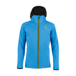 KARPOS Jachetă rezistentă la vânt de ciclism - LAVAREDO KID WINTER - albastru/negru