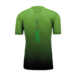 KARPOS Tricou de ciclism cu mânecă scurtă - VERVE MESH - negru/verde