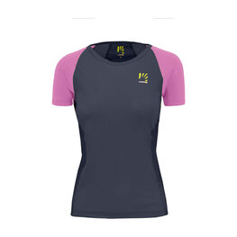 KARPOS Tricou de ciclism cu mânecă scurtă - LAVAREDO EVO W - negru/roz