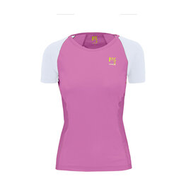 KARPOS Tricou de ciclism cu mânecă scurtă - LAVAREDO EVO W - roz/alb