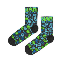 KARPOS Șosete clasice de ciclism - GREEN FIRE - multicolor/negru