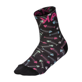 KARPOS Șosete clasice de ciclism - GREEN FIRE - multicolor/negru