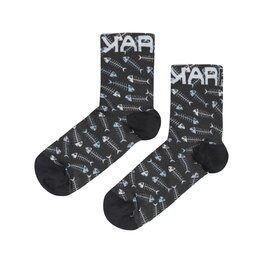 KARPOS Șosete clasice de ciclism - GREEN FIRE - multicolor/negru