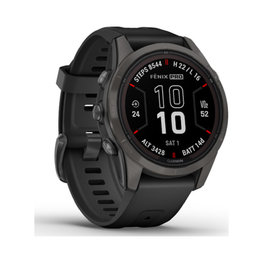 GARMIN merilnik moči - FENIX 7S PRO SAPPHIRE SOLAR - negru