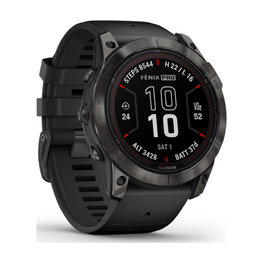 GARMIN merilnik moči - FENIX 7X PRO SAPPHIRE SOLAR - negru