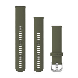 GARMIN curea - QUICK RELEASE 20 MM - verde/argintiu