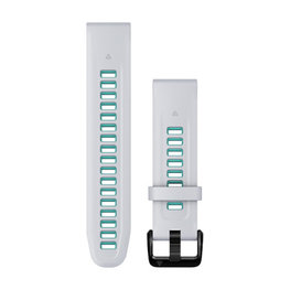 GARMIN curea - QUICKFIT 20 - alb/albastru deschis