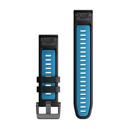 GARMIN curea - QUICKFIT 22 - negru/albastru