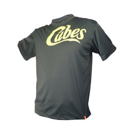 HAVEN Tricou de ciclism cu mânecă scurtă - CUBES - negru/verde/albastru