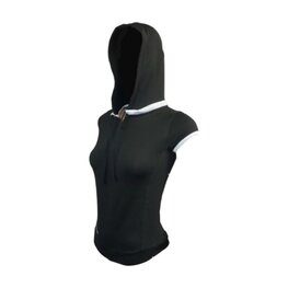 HAVEN Tricou de ciclism cu mânecă scurtă - CASSIOPEA - negru/alb