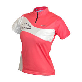 HAVEN Tricou de ciclism cu mânecă scurtă - COMTESS - roșu/alb