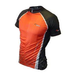 HAVEN Tricou de ciclism cu mânecă scurtă - INFINITY - negru/roșu