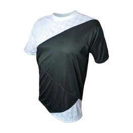 HAVEN Tricou de ciclism cu mânecă scurtă - MOUNTAIN - negru/alb