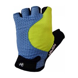 HAVEN Mănuși de ciclism fără degete - KIOWA SHORT - negru/verde