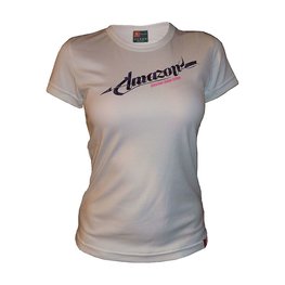 HAVEN Tricou de ciclism cu mânecă scurtă - AMAZON SHORT - alb/mov