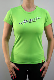 HAVEN Tricou de ciclism cu mânecă scurtă - AMAZON SHORT - verde/alb