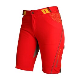HAVEN Pantaloni scurți de ciclism fără bretele - SINGLETRAIL WMS - roșu